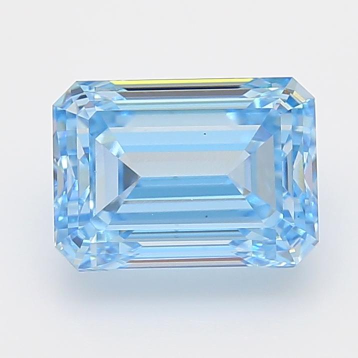 2.40 Ct. Fancy Intense Blue Emerald Lab Grown Diamond