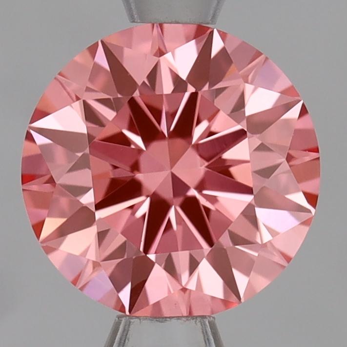 1.07 Ct. Fancy Vivid Pink Round Lab Grown Diamond