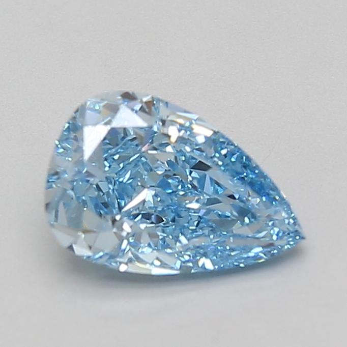 1.51 Ct. Fancy Vivid Blue Pear Lab Grown Diamond