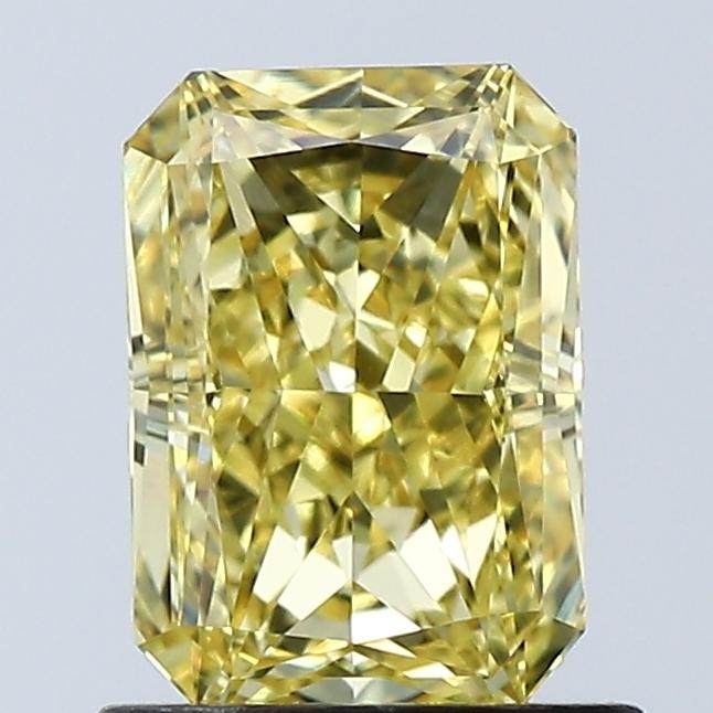1.06 Ct. Fancy Vivid Yellow Radiant Lab Grown Diamond