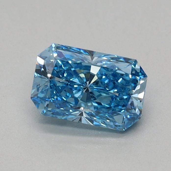 0.46 Ct. Fancy Vivid Blue Radiant Lab Grown Diamond