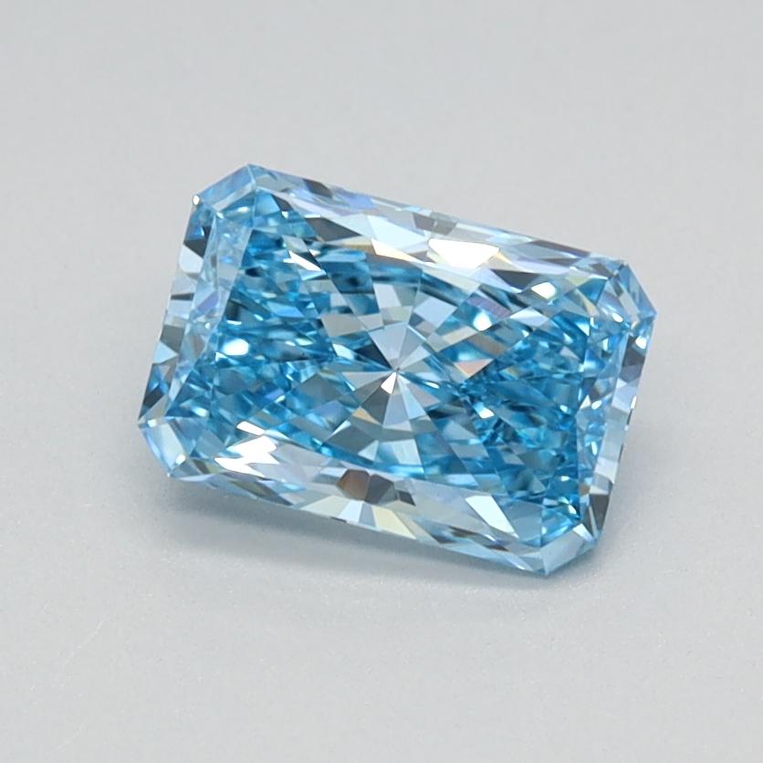 0.75 Ct. Fancy Vivid Blue Radiant Lab Grown Diamond