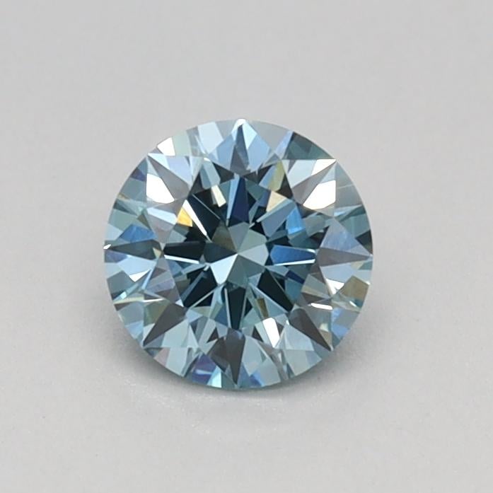 0.35 Ct. Fancy Intense Blue Round Lab Grown Diamond