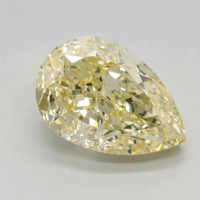 2.08 Ct. Fancy Intense Yellow Pear Lab Grown Diamond