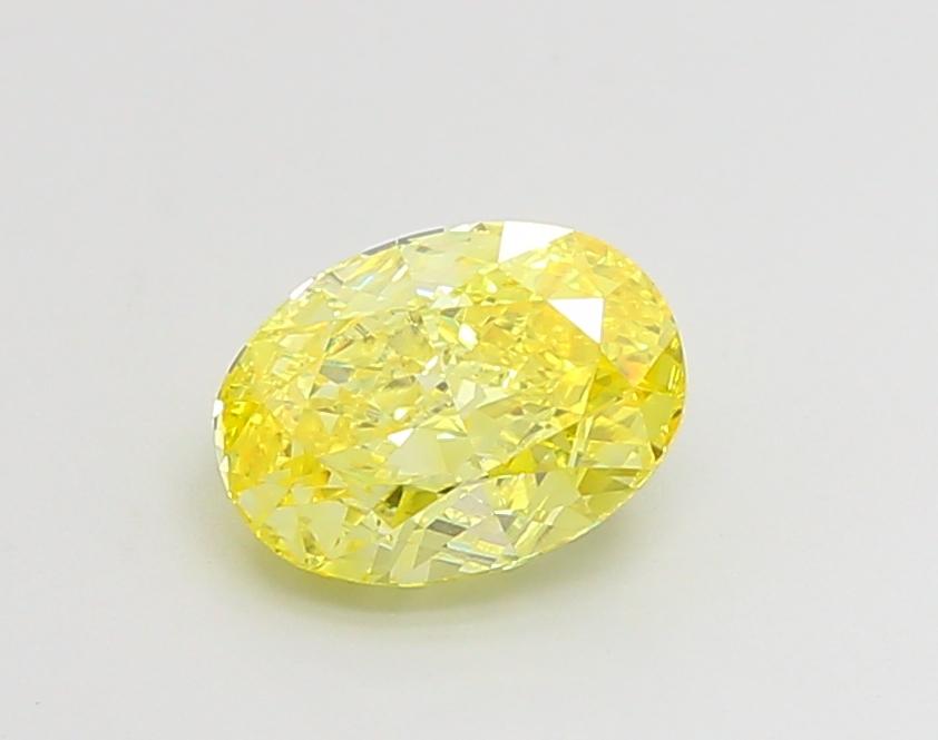 1.51 Ct. Fancy Vivid Yellow Oval Lab Grown Diamond