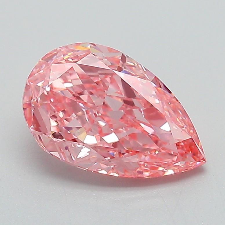 1.56 Ct. Fancy Vivid Pink Pear Lab Grown Diamond