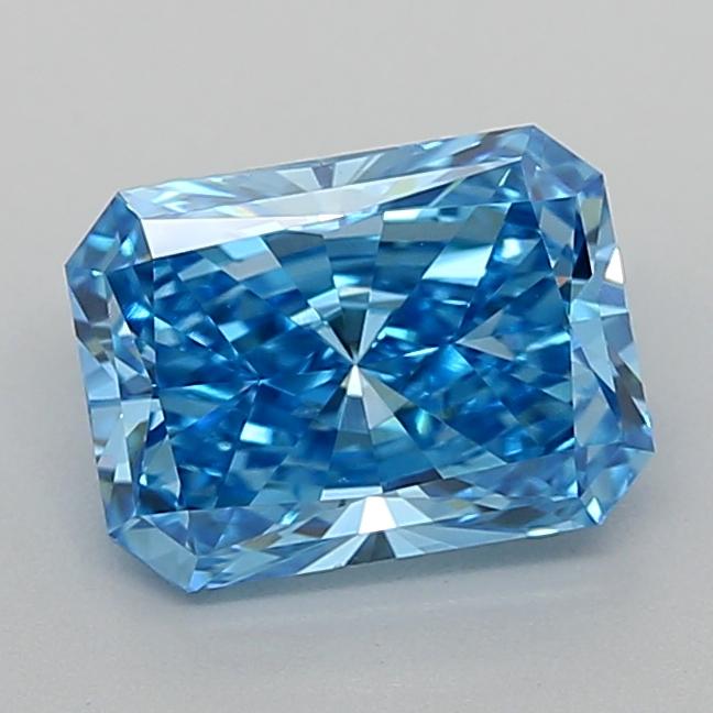 1.00 Ct. Fancy Vivid  Blue Radiant Lab Grown Diamond