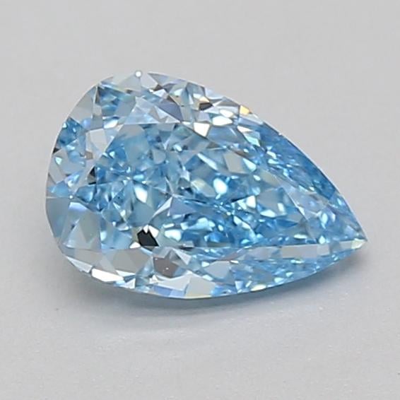 1.05 Ct. Fancy Vivid Blue Pear Lab Grown Diamond
