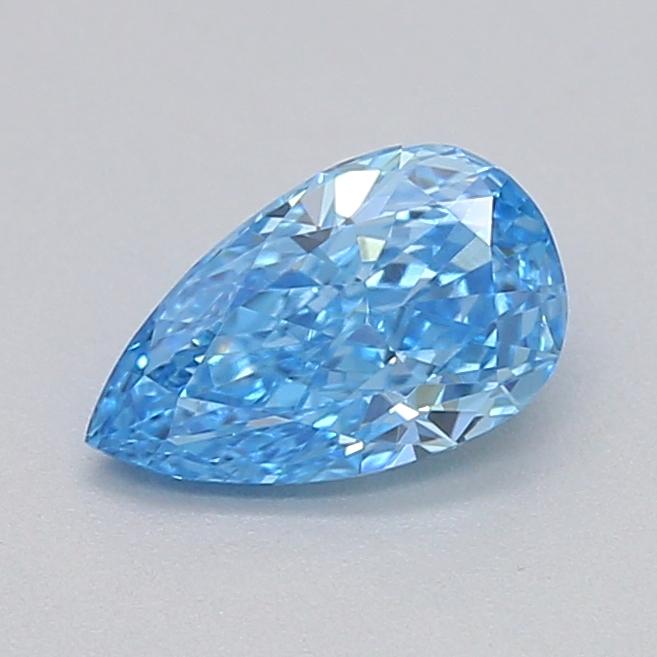 0.34 Ct. Fancy Vivid Blue Pear Lab Grown Diamond