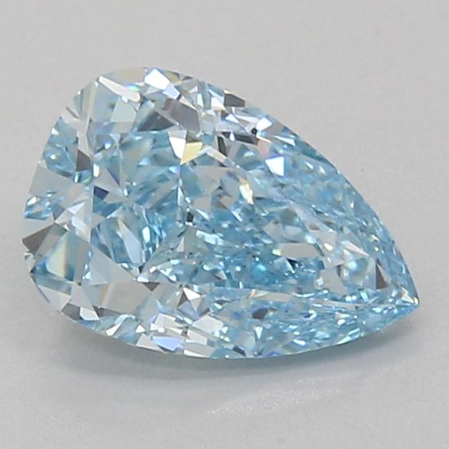 2.08 Ct. Fancy Vivid Blue Pear Lab Grown Diamond