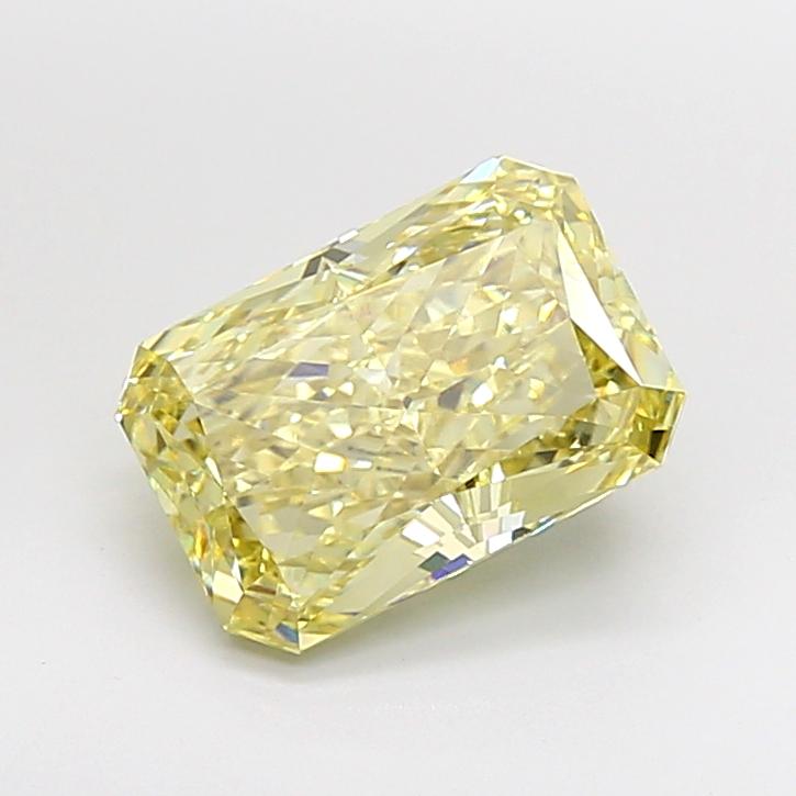 4.15 Ct. Fancy Yellow Radiant Lab Grown Diamond