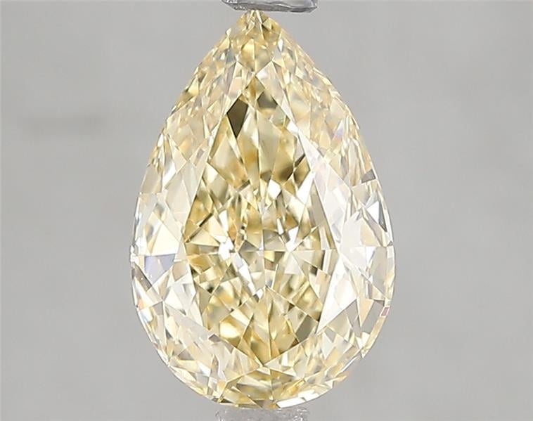 1.60 Ct. Fancy Yellow Pear Lab Grown Diamond