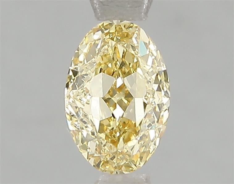 1.02 Ct. Fancy Intense Yellow Oval Lab Grown Diamond