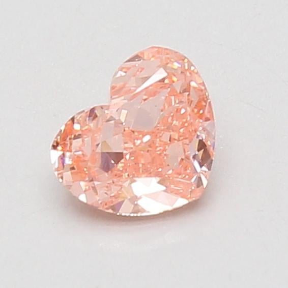 0.75 Ct. Fancy Vivid Pink Heart Lab Grown Diamond