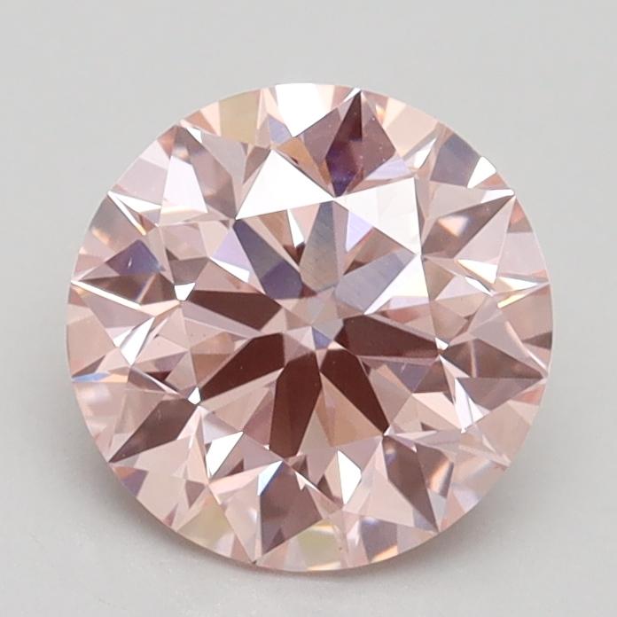 1.51 Ct. Fancy Intense Pink Round Lab Grown Diamond
