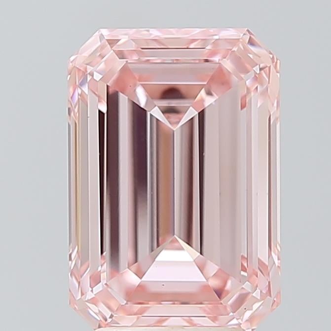 4.09 Ct. Fancy Intense Pink Emerald Lab Grown Diamond