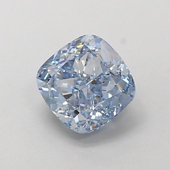 1.03 Ct. Fancy Intense Blue Cushion Lab Grown Diamond