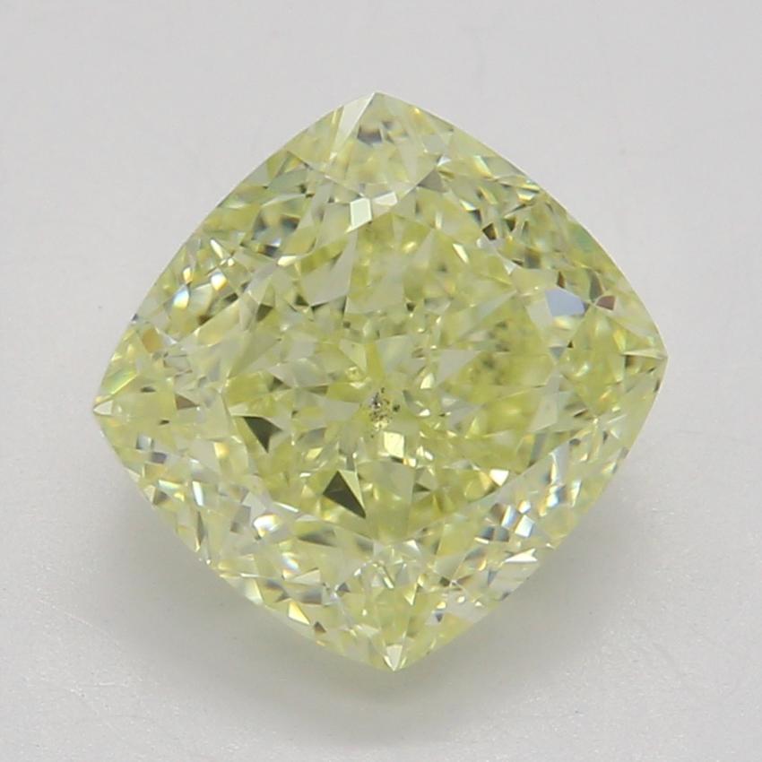 1.37 Ct. Fancy Yellow Cushion Diamond
