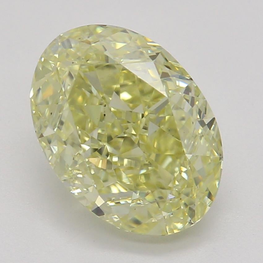 1.53 Ct. Fancy Yellow Oval Diamond