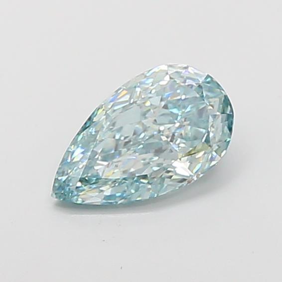 1.09 Ct. Fancy Intense Green Pear Lab Grown Diamond