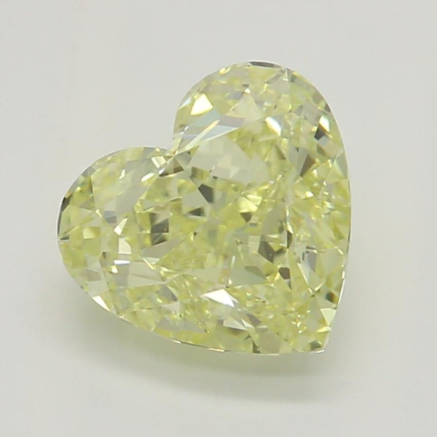 0.86 Ct. Fancy Light Yellow Heart Diamond