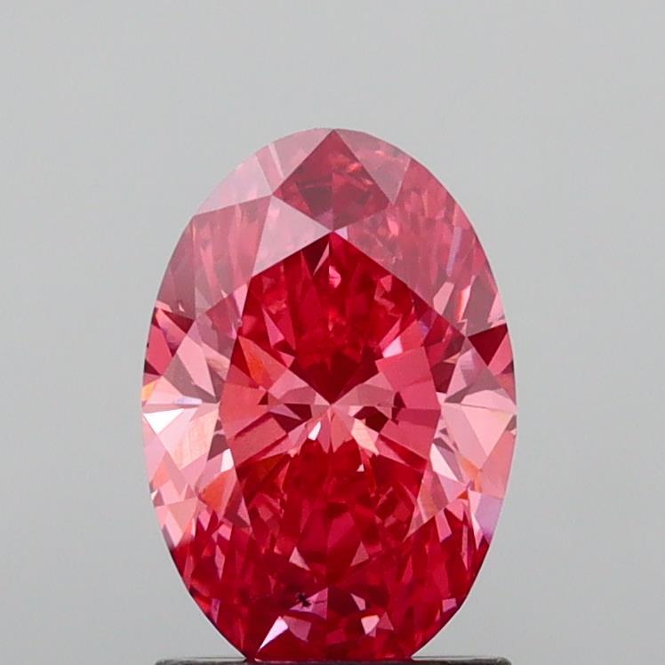 1.58 Ct. Fancy Vivid Pink Oval Lab Grown Diamond