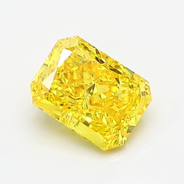 1.01 Ct. Fancy Vivid Yellow Radiant Lab Grown Diamond