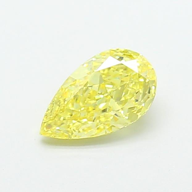 1.02 Ct. Fancy Intense  Yellow Pear Lab Grown Diamond