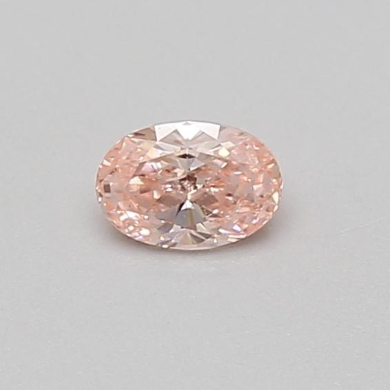 0.25 Ct. Fancy Vivid Pink Oval Lab Grown Diamond