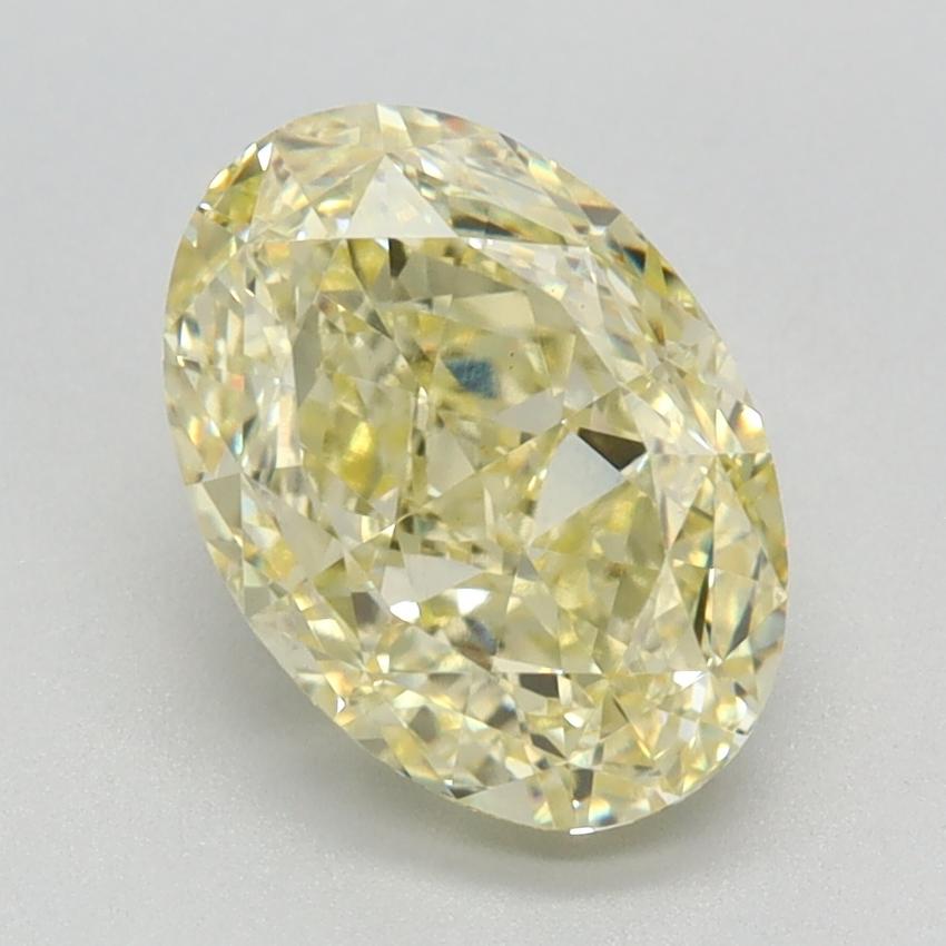 2.21 Ct. Fancy Intense Yellow Oval Lab Grown Diamond