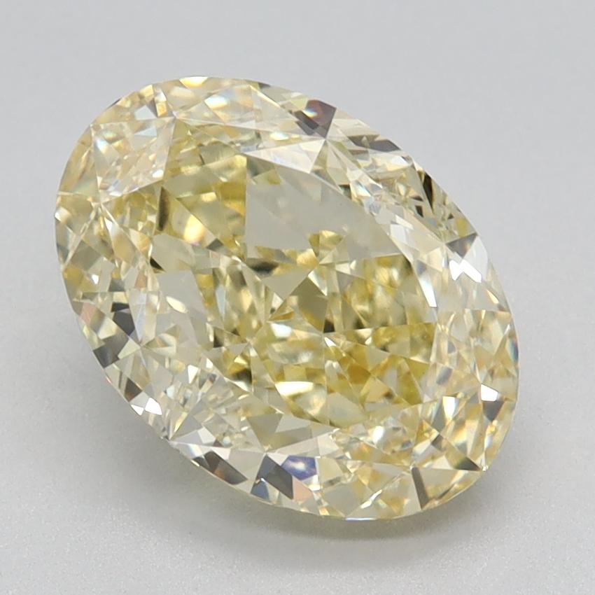 2.25 Ct. Fancy Intense Yellow Oval Lab Grown Diamond