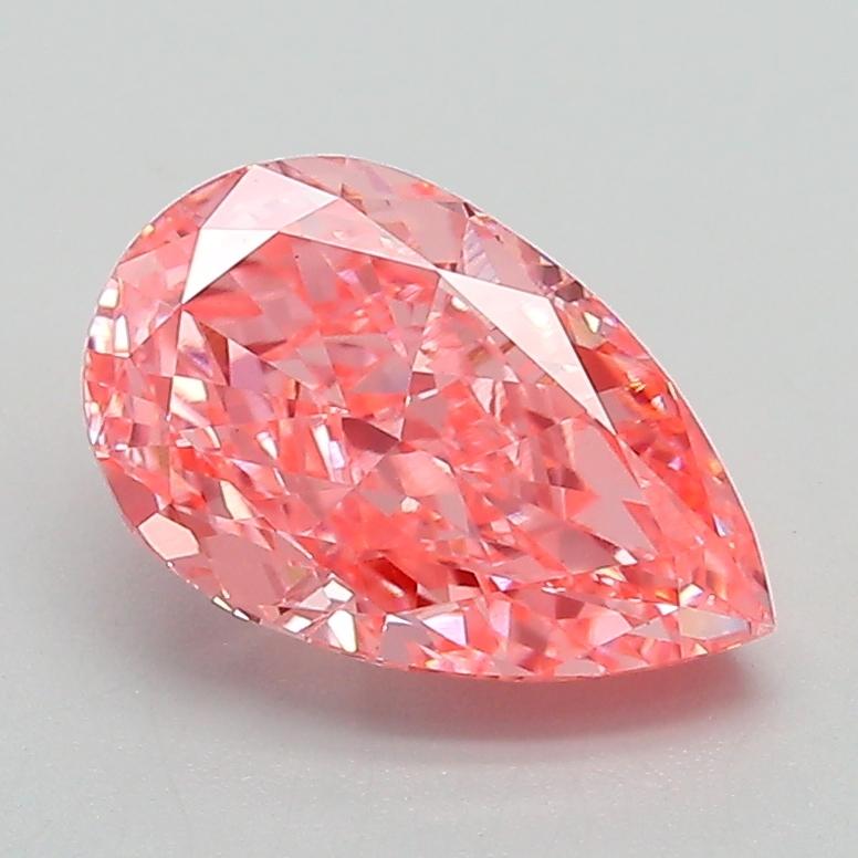 1.76 Ct. Fancy Vivid Pink Pear Lab Grown Diamond