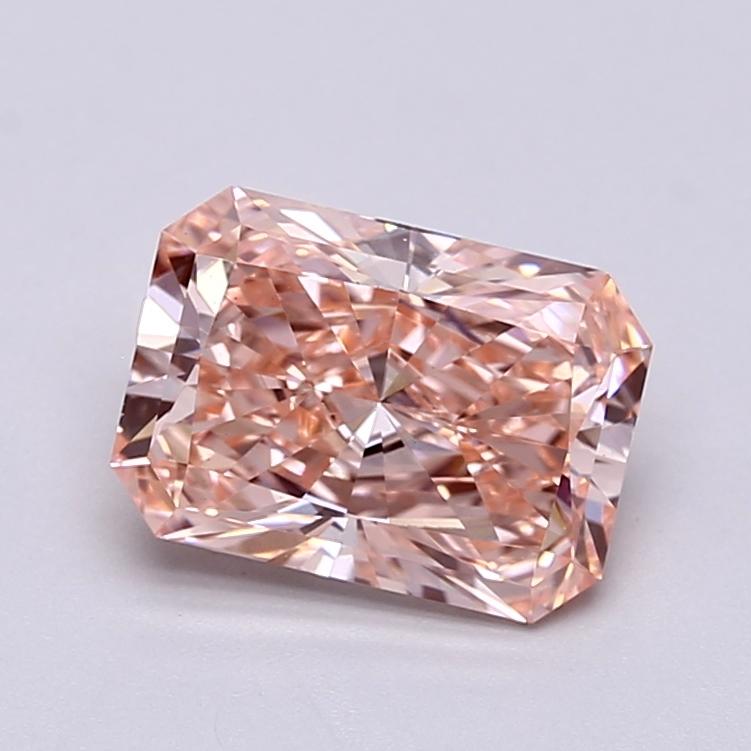 2.35 Ct. Fancy Vivid  Pink Radiant Lab Grown Diamond