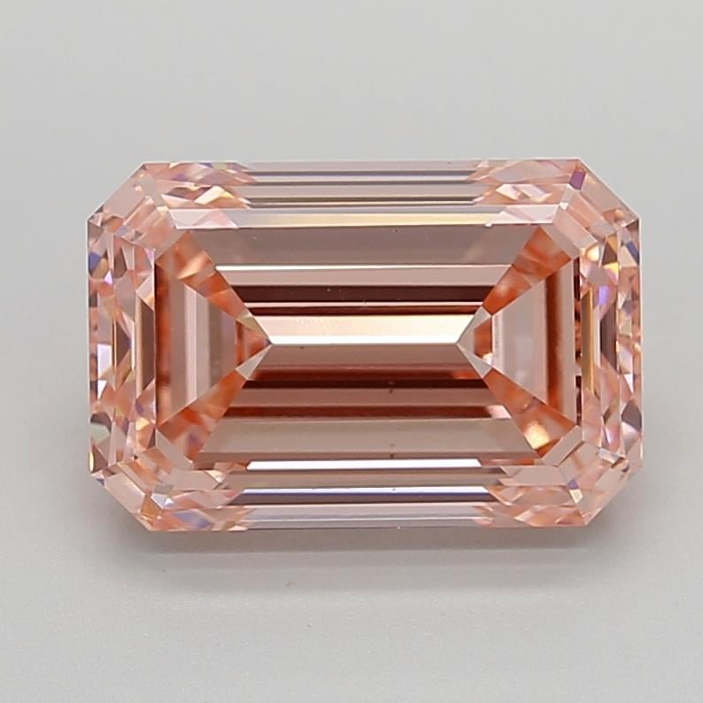 5.05 Ct. Fancy Intense  Pink Emerald Lab Grown Diamond