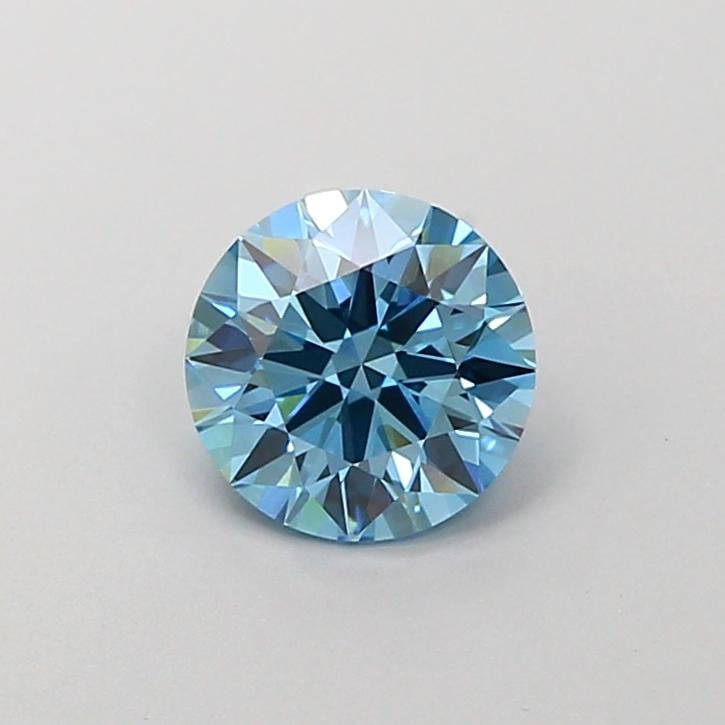 1.04 Ct. Fancy Vivid  Blue Round Lab Grown Diamond