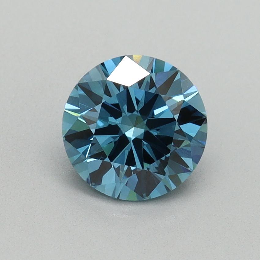 1.04 Ct. Fancy Vivid Blue Round Lab Grown Diamond
