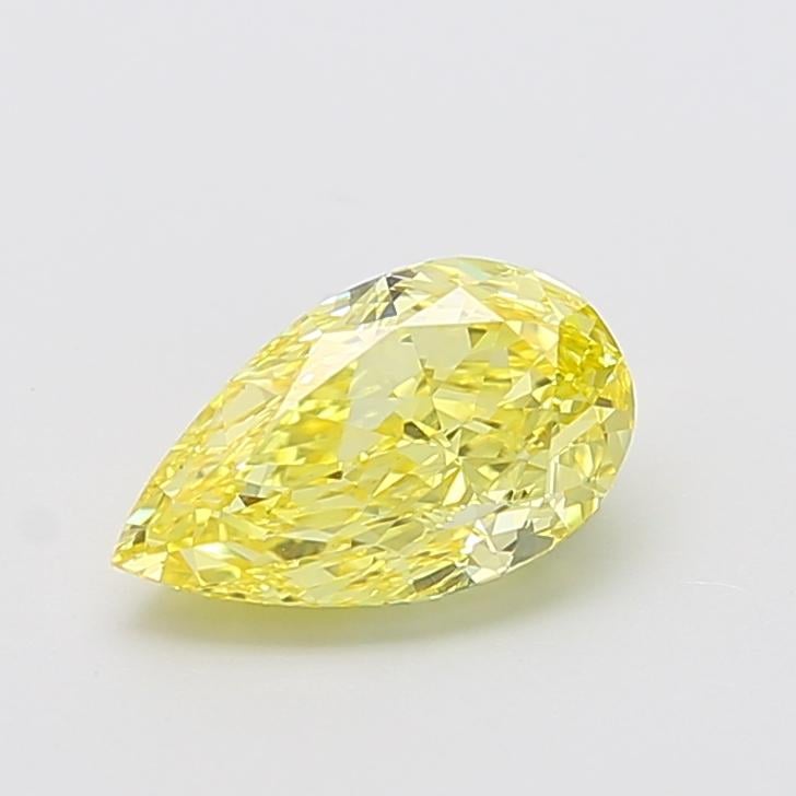 2.09 Ct. Fancy Yellow Pear Lab Grown Diamond