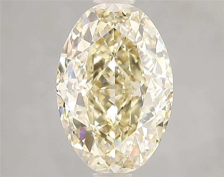3.10 Ct. Fancy Yellow Oval Lab Grown Diamond
