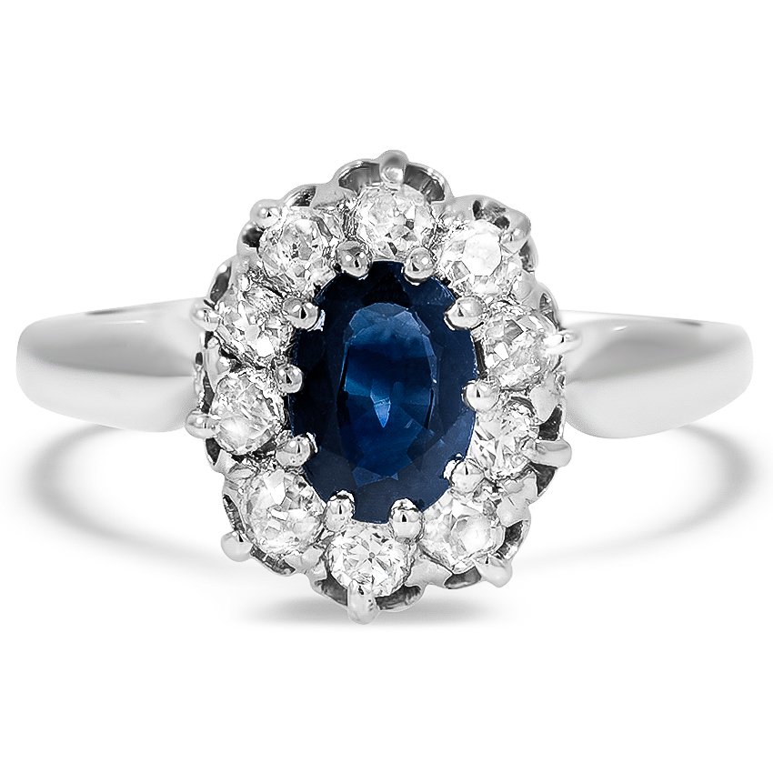 Edwardian Sapphire Vintage Ring | Allensworth | Brilliant Earth