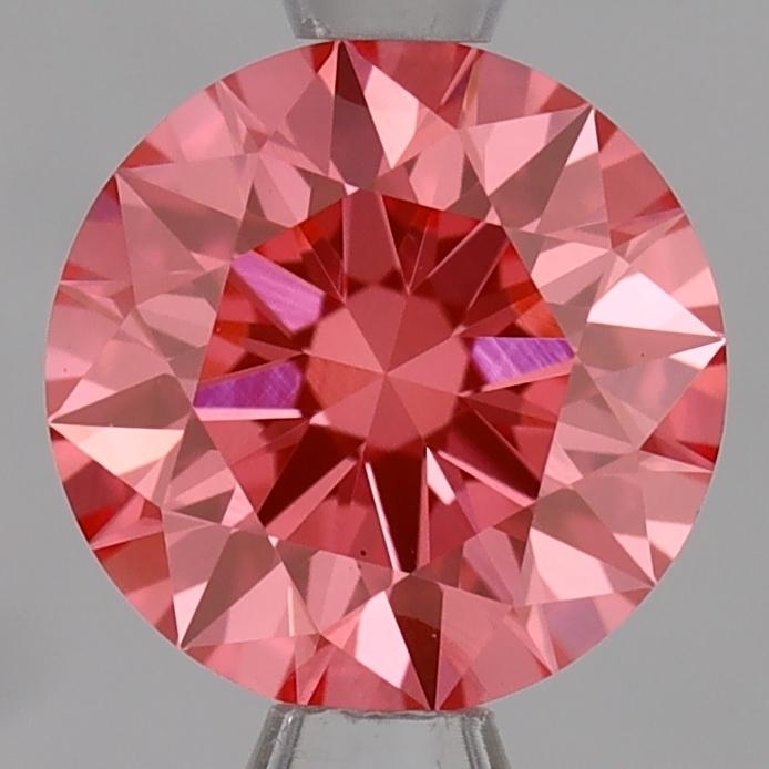 1.07 Ct. Fancy Vivid Pink Round Lab Grown Diamond