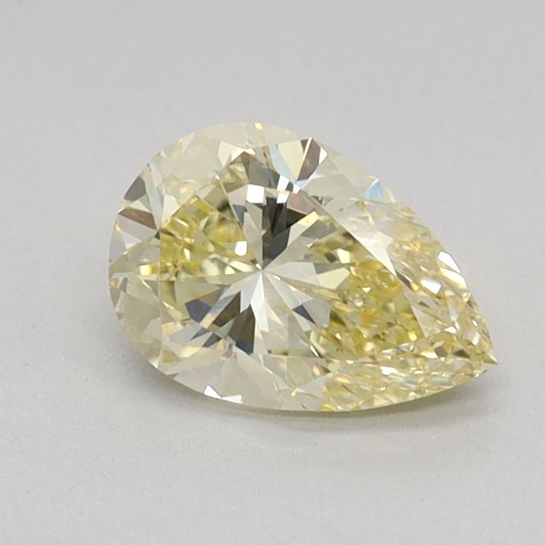 0.59 Ct. Fancy Light Yellow Pear Lab Grown Diamond