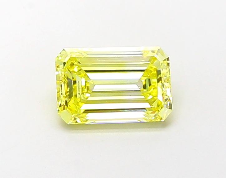 1.65 Ct. Fancy Intense Yellow Emerald Lab Grown Diamond