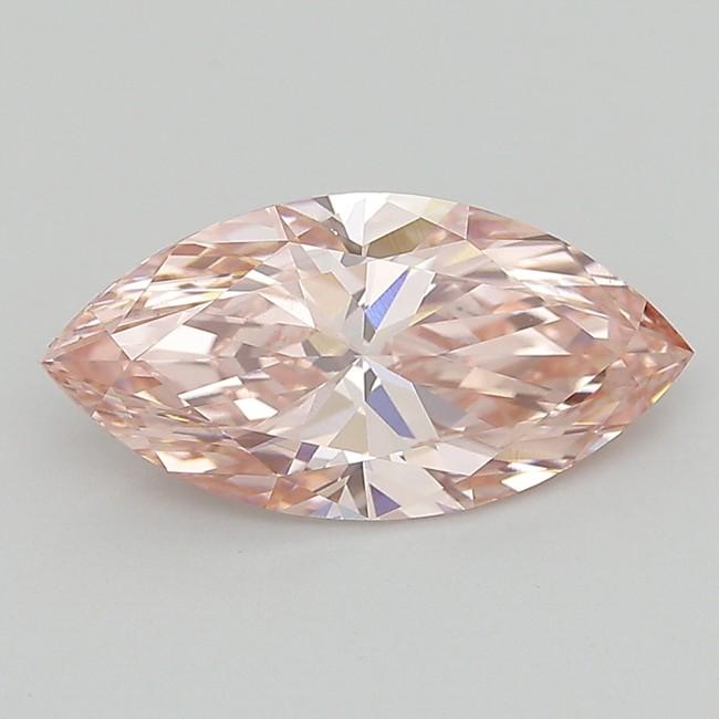 2.51 Ct. Fancy Vivid  Pink Marquise Lab Grown Diamond