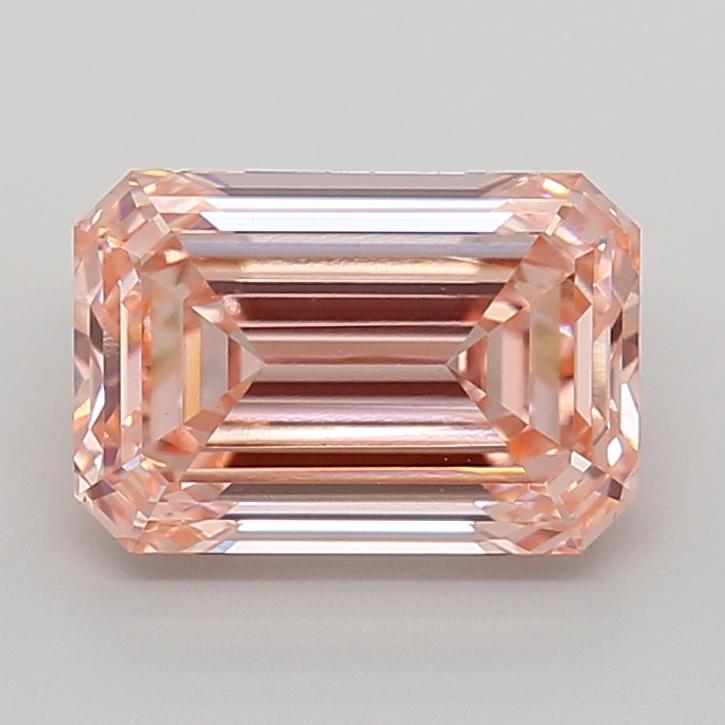 3.64 Ct. Fancy Vivid  Pink Emerald Lab Grown Diamond