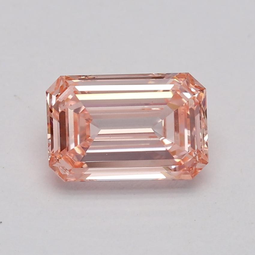 0.93 Ct. Fancy Intense Pink Emerald Lab Grown Diamond