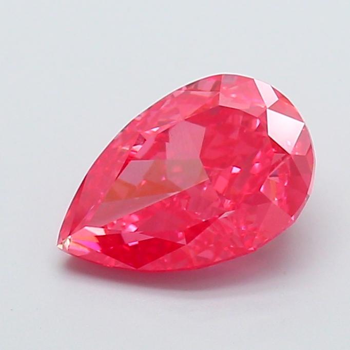 2.05 Ct. Fancy Vivid Pink Pear Lab Grown Diamond