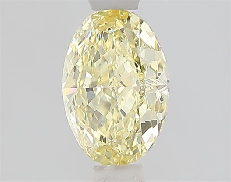 1.01 Ct. Fancy Light  Yellow Oval Lab Grown Diamond