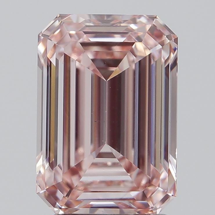 2.47 Ct. Fancy Intense  Pink Emerald Lab Grown Diamond
