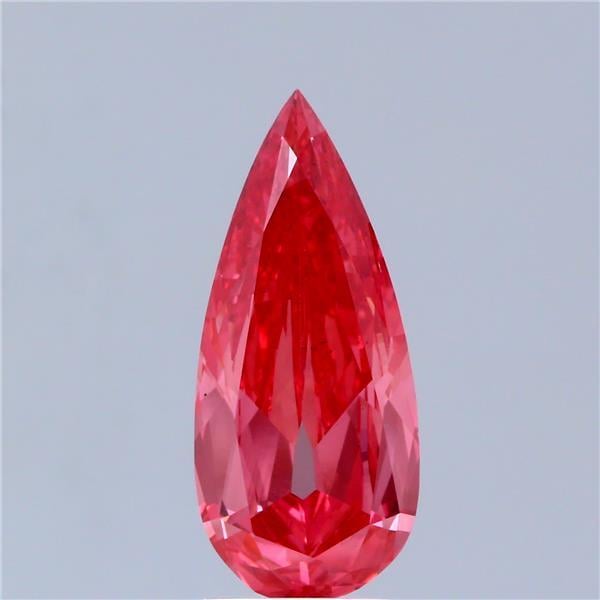 1.51 Ct. Fancy Vivid  Pink Pear Lab Grown Diamond