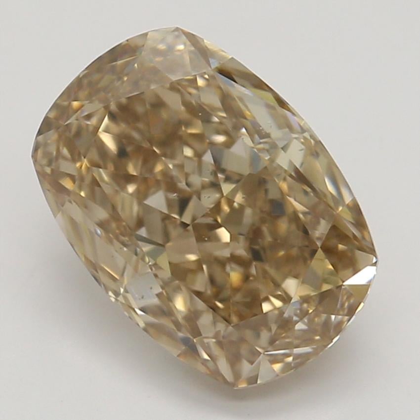 1.59 Ct. Fancy Orange-Brown Cushion Diamond